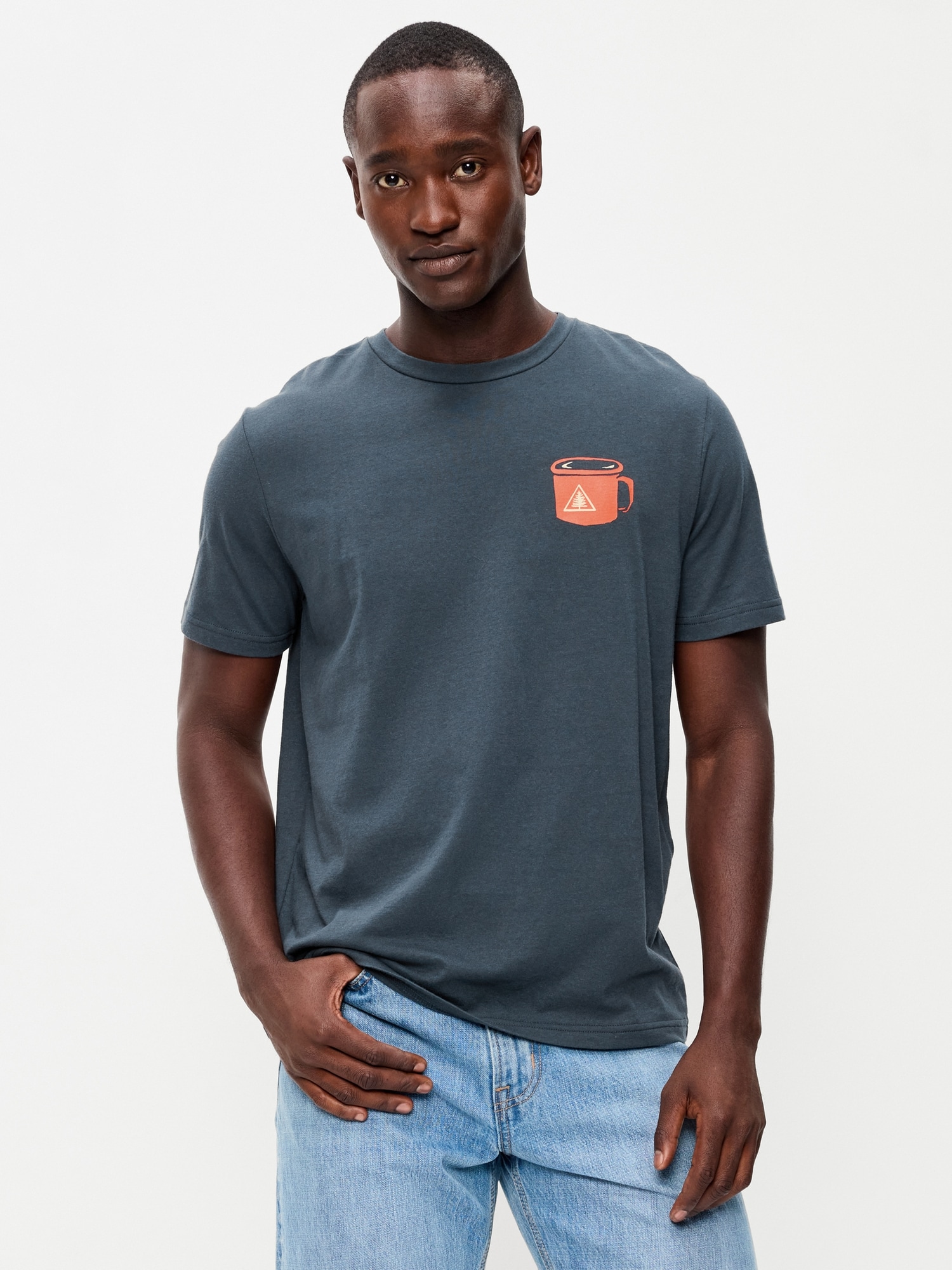 Soft-Washed Crew-Neck Graphic T-Shirt
