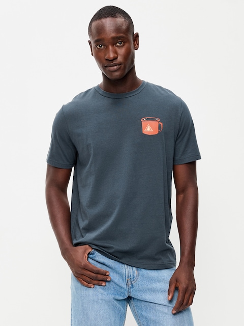 Soft-Washed Crew-Neck Graphic T-Shirt