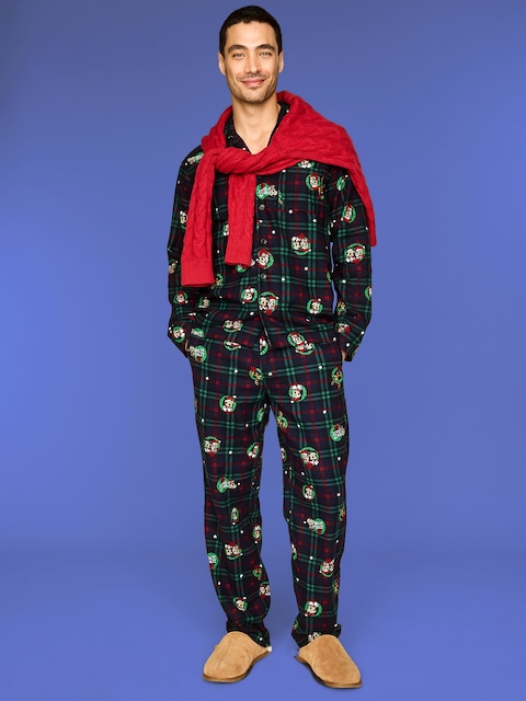 Old Navy x Disney Flannel Pajama Set for Men