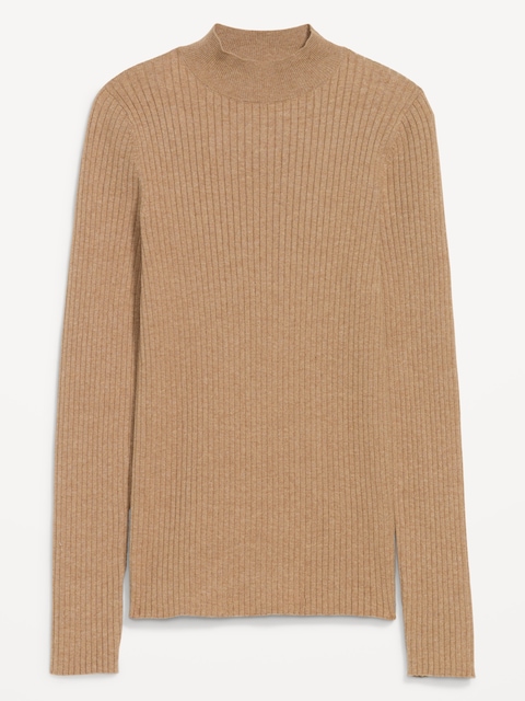 SoSoft Lite Ribbed Mock-Neck Sweater