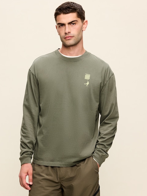 Lived-In Pro Long-Sleeve Graphic T-Shirt